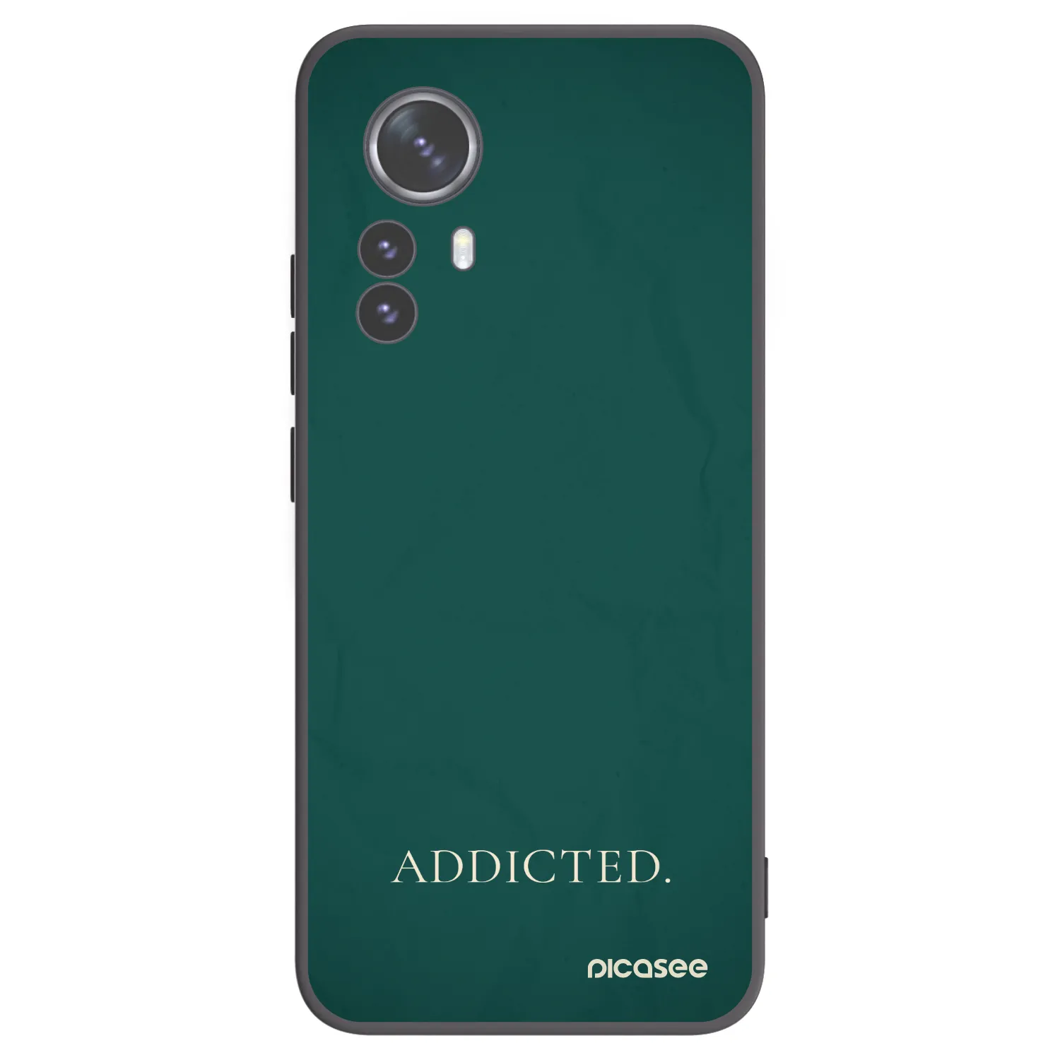 Picasee silikonski črni ovitek za Xiaomi 12 Pro - Addicted