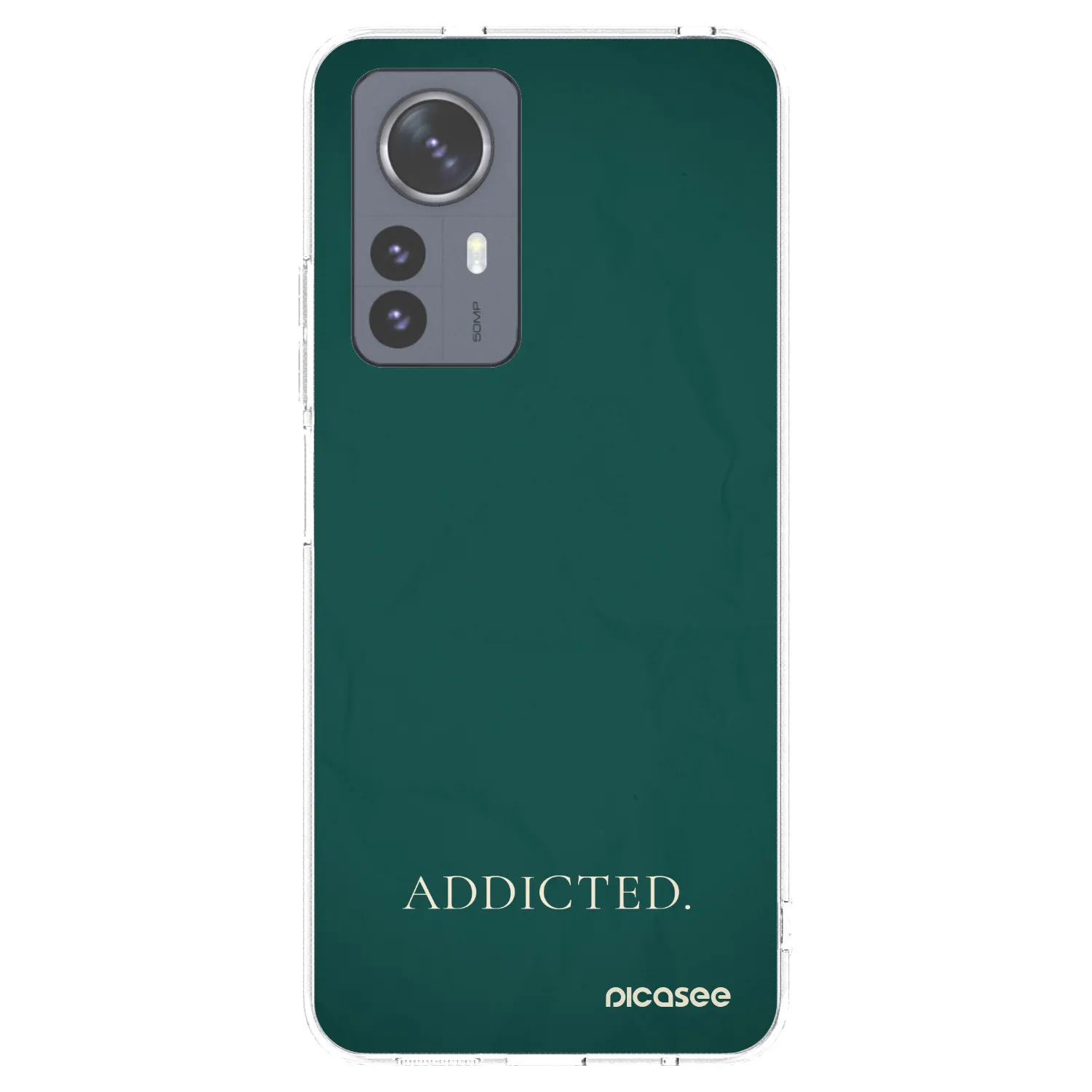 Picasee silikonski prozorni ovitek za Xiaomi 12 Pro - Addicted