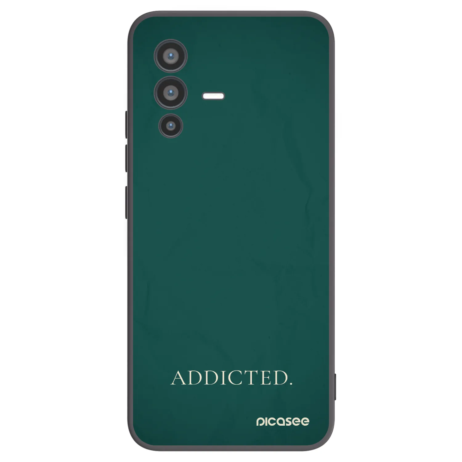 Picasee silikonski črni ovitek za Vivo V23 5G - Addicted