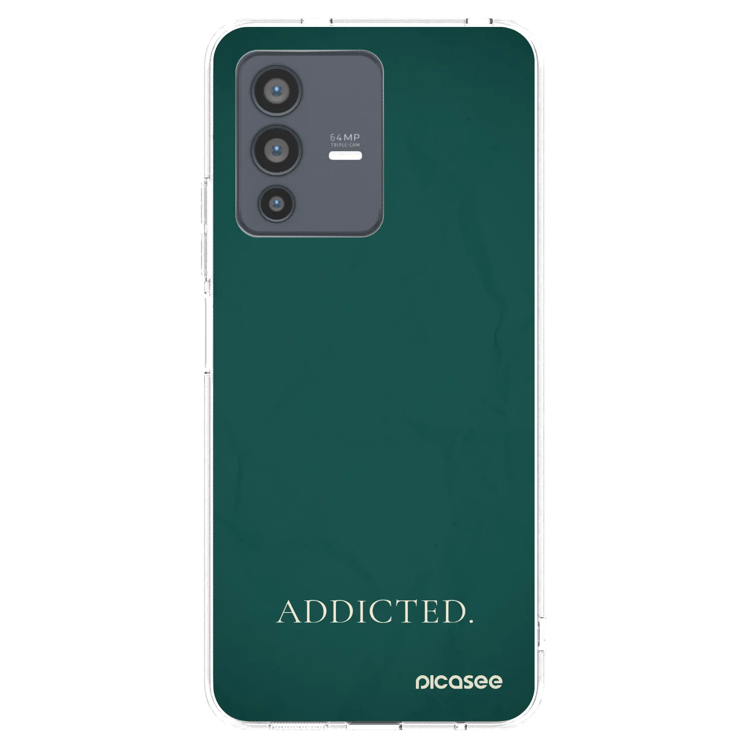 Picasee silikonski prozorni ovitek za Vivo V23 5G - Addicted