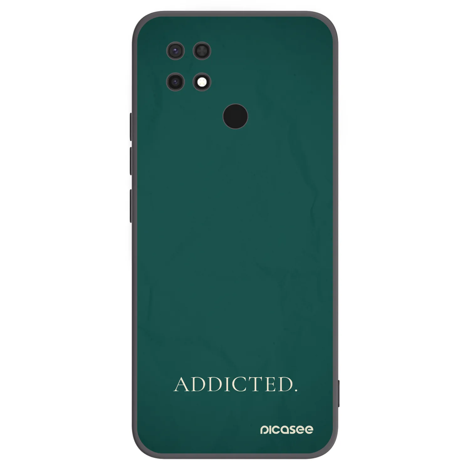 Picasee silikonski črni ovitek za Xiaomi Redmi 10C - Addicted