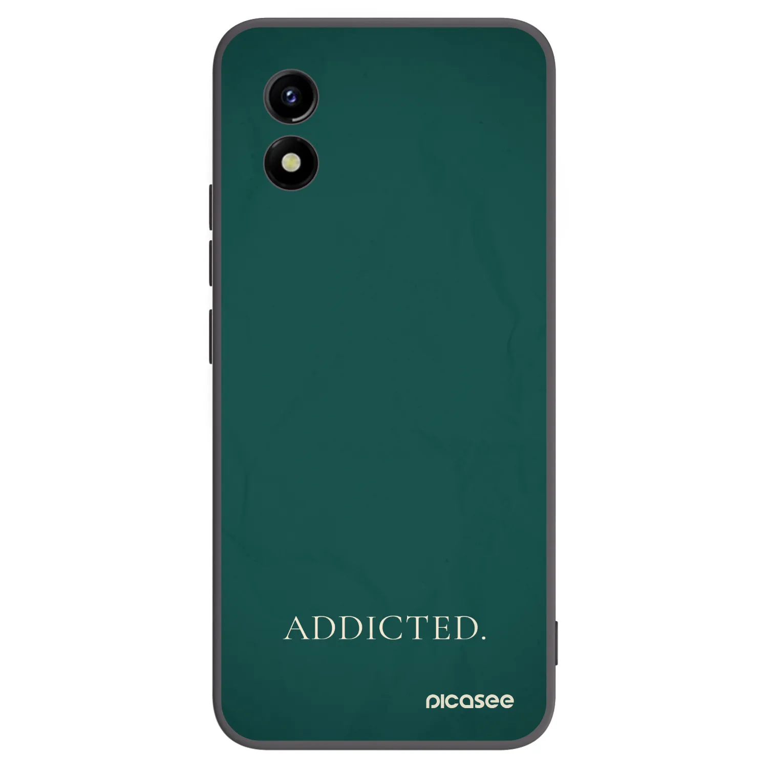 Picasee silikonski črni ovitek za Vivo Y01 - Addicted