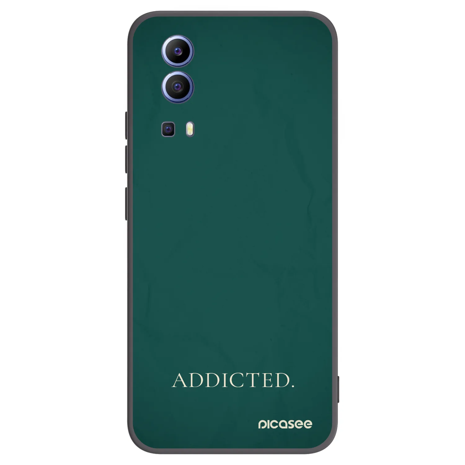 Picasee silikonski črni ovitek za Vivo Y52 5G - Addicted