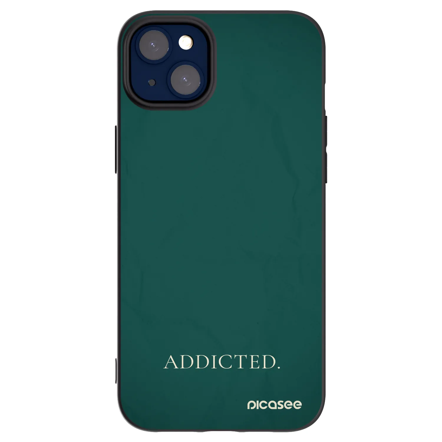 Picasee silikonski črni ovitek za Apple iPhone 14 Plus - Addicted