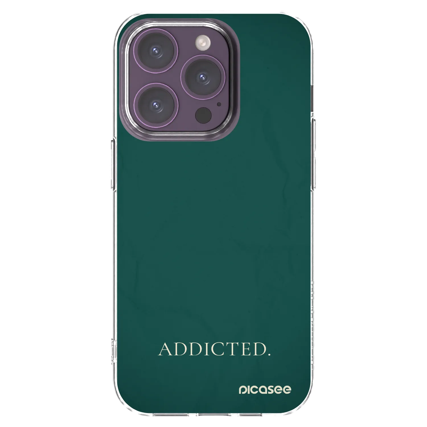 Picasee silikonski prozorni ovitek za Apple iPhone 14 Pro - Addicted