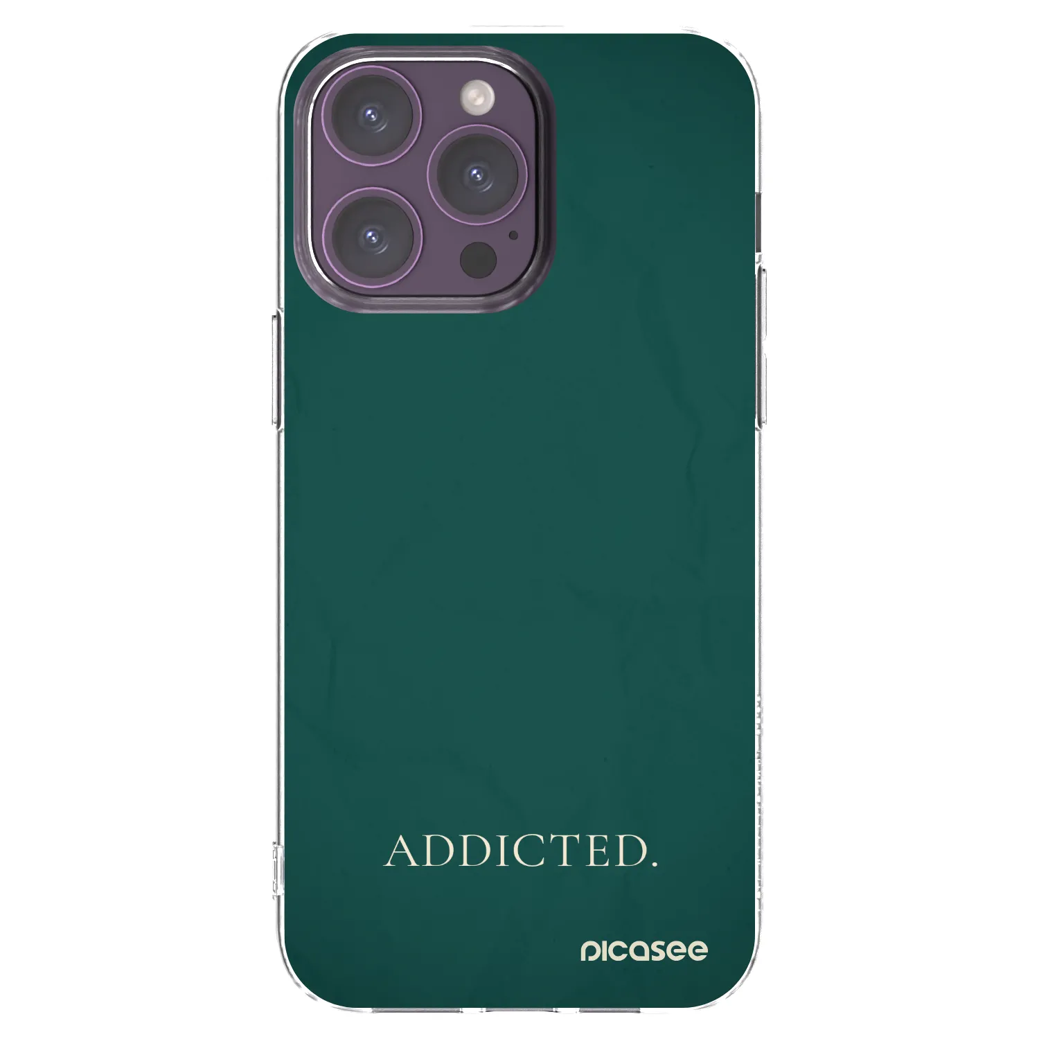 Picasee silikonski prozorni ovitek za Apple iPhone 14 Pro Max - Addicted