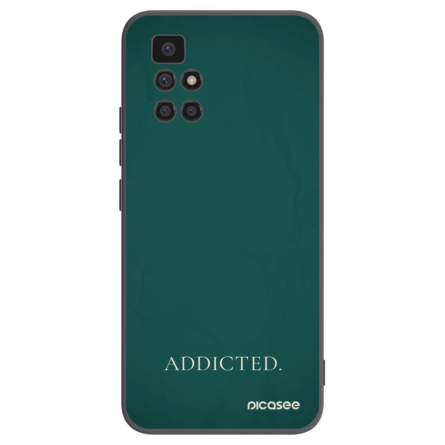 Picasee silikonski črni ovitek za Xiaomi Redmi 10 (2022) - Addicted