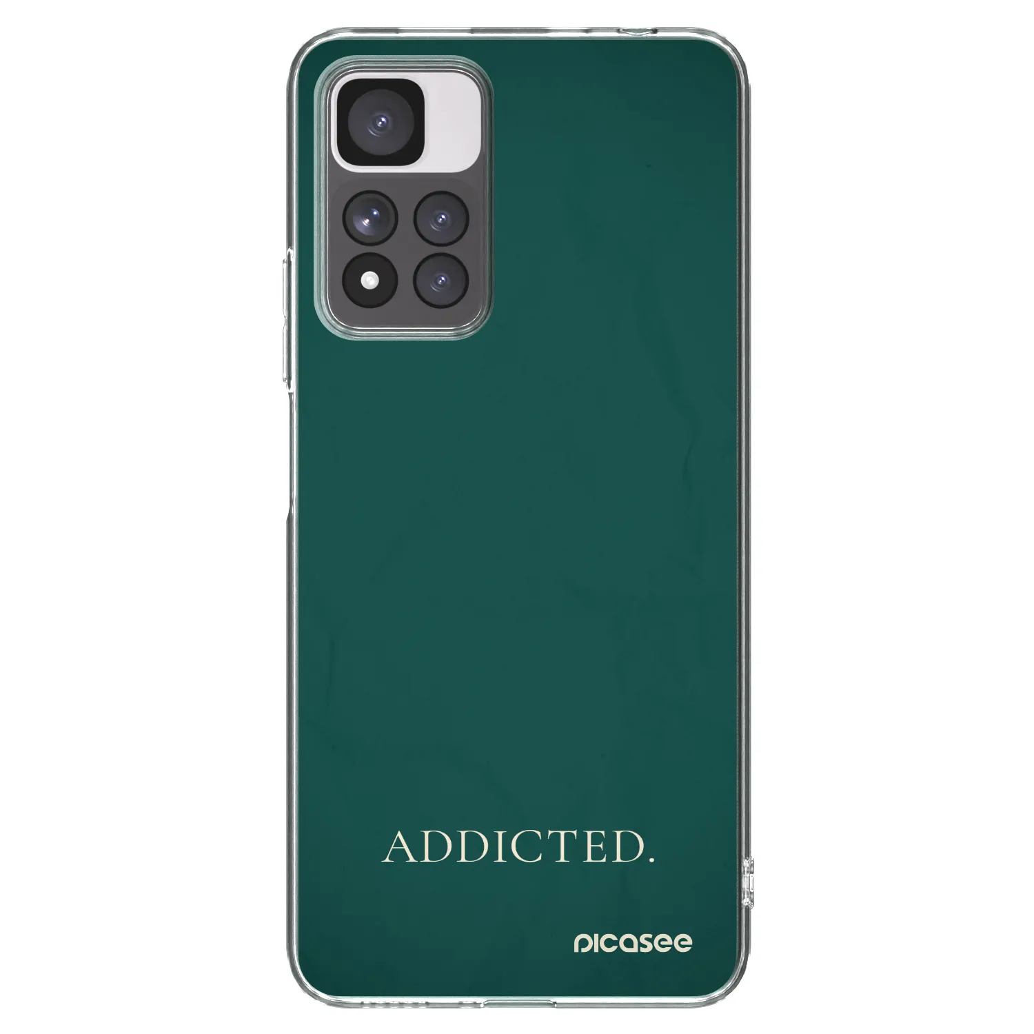 Picasee silikonski prozorni ovitek za Xiaomi Redmi Note 11 Pro+ 5G - Addicted