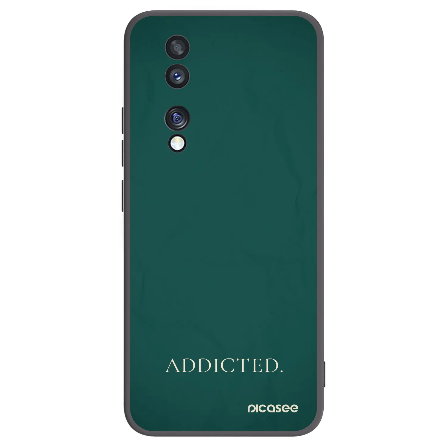 Picasee silikonski črni ovitek za Honor 70 - Addicted