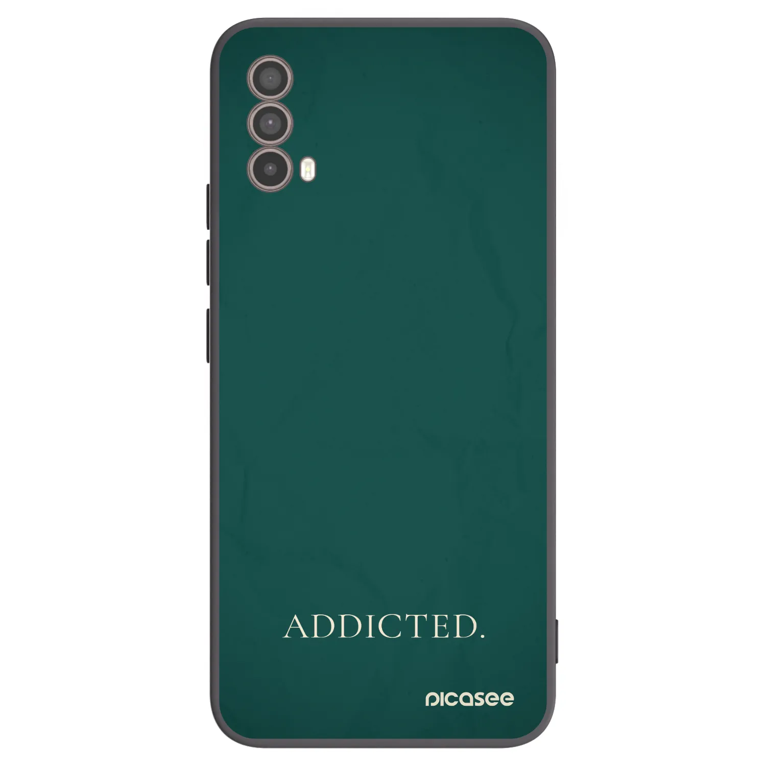 Picasee silikonski črni ovitek za Motorola Moto E40 - Addicted