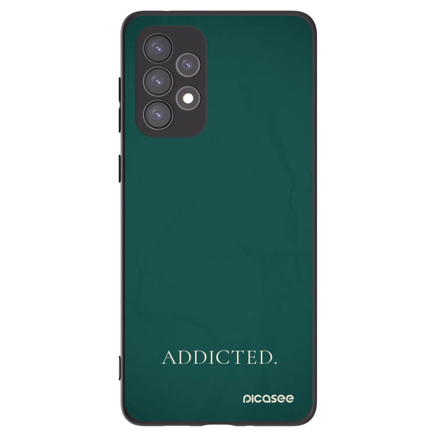 Picasee silikonski črni ovitek za Samsung Galaxy A73 5G - Addicted
