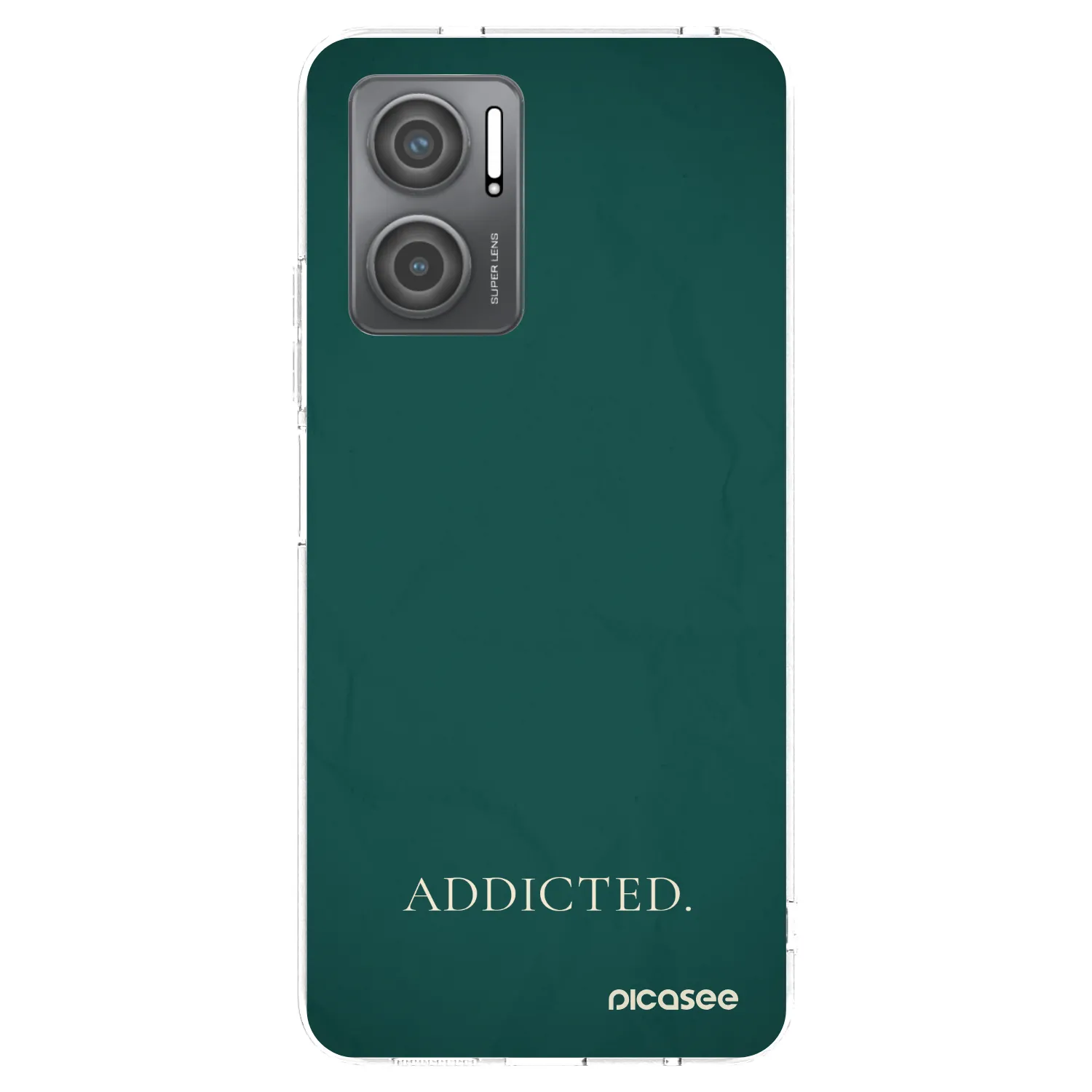 Picasee silikonski prozorni ovitek za Xiaomi Redmi 10 5G - Addicted