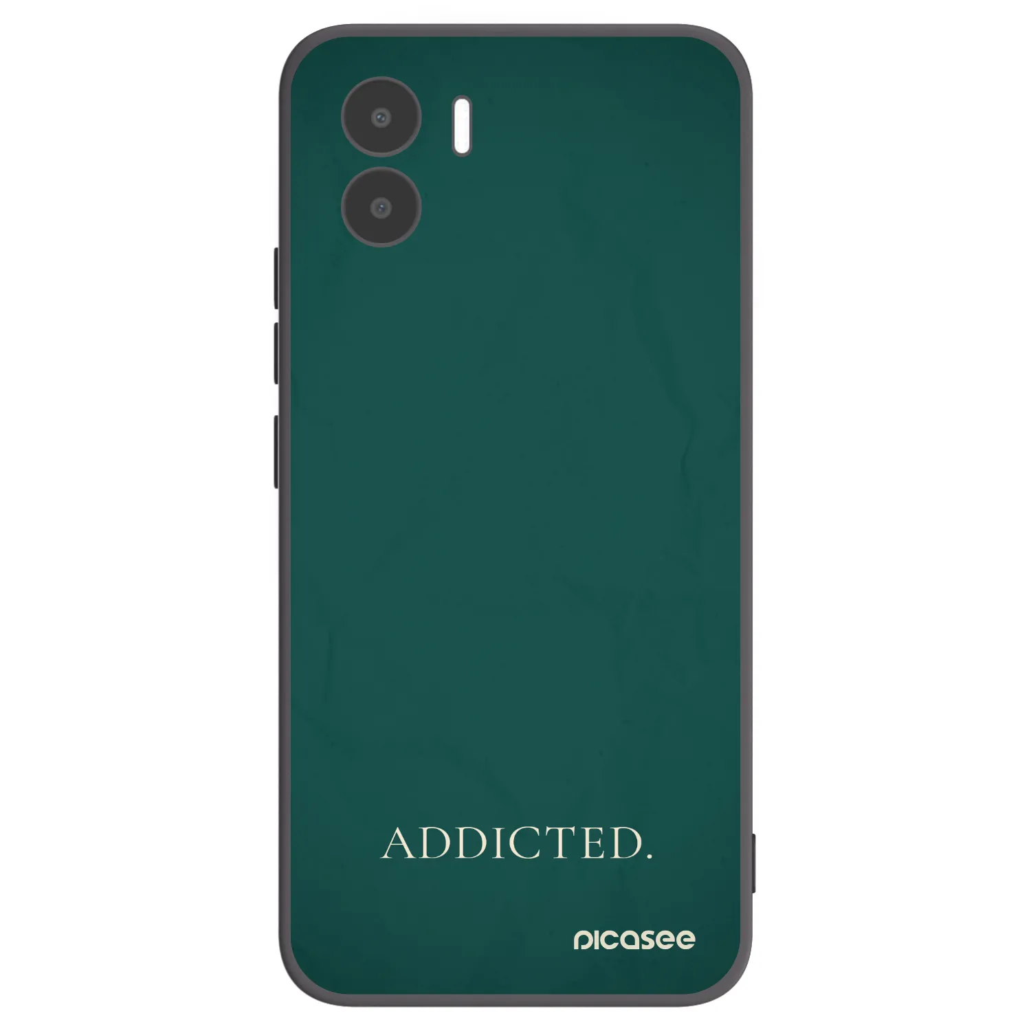 Picasee silikonski črni ovitek za Xiaomi Redmi A1 - Addicted