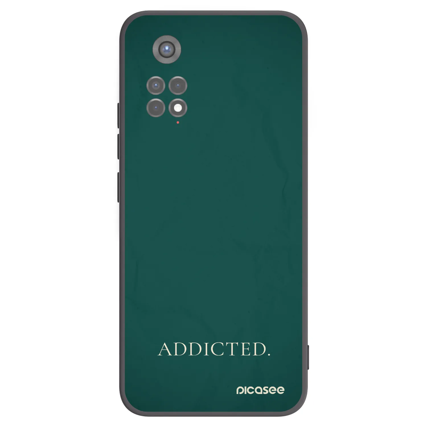 Picasee silikonski črni ovitek za Xiaomi Redmi Note 11S 5G - Addicted