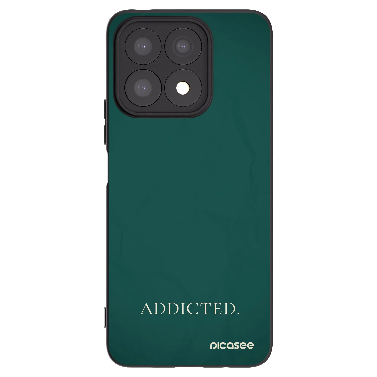 Picasee silikonski črni ovitek za Honor X8a - Addicted