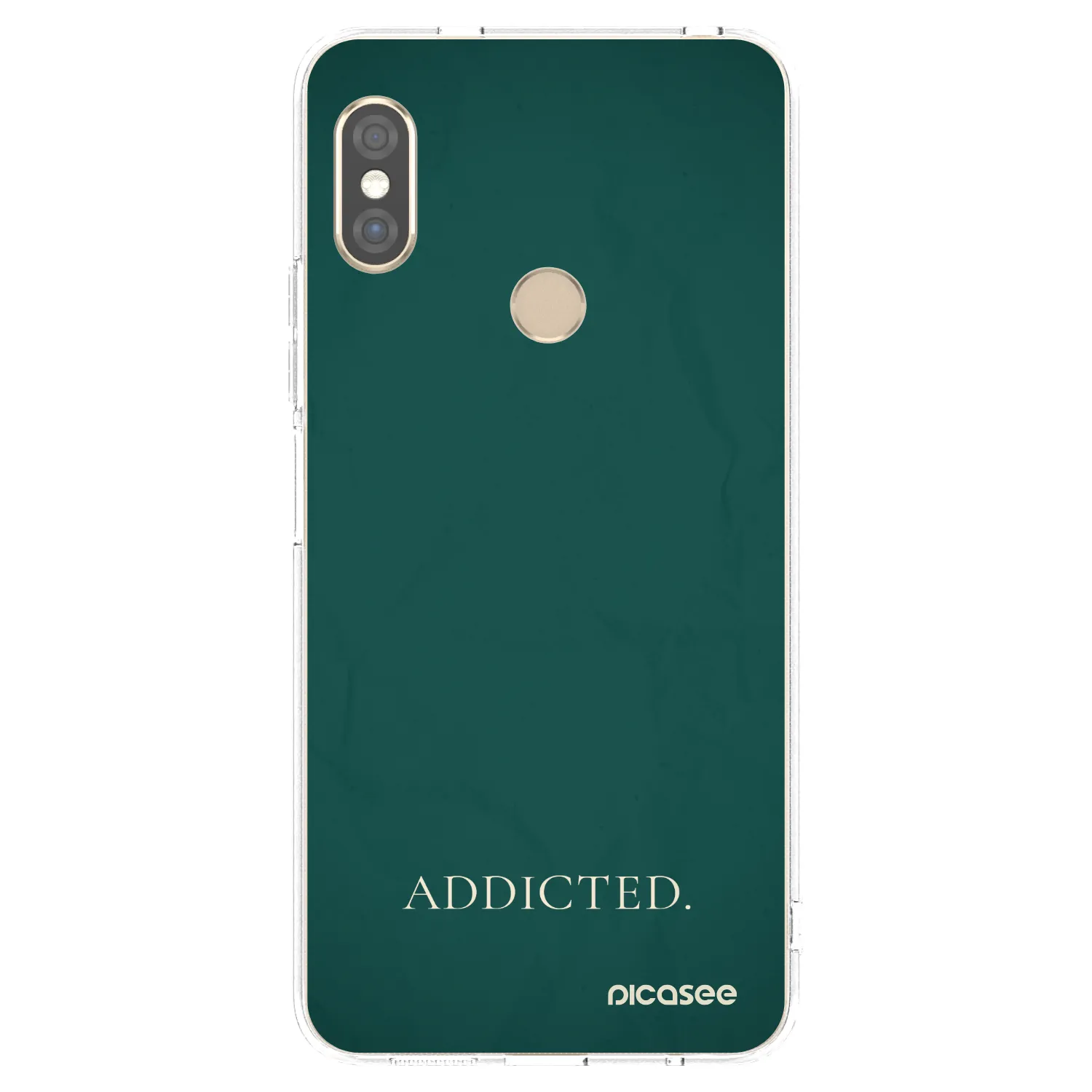 Picasee silikonski prozorni ovitek za Xiaomi Redmi Note 5 Global - Addicted