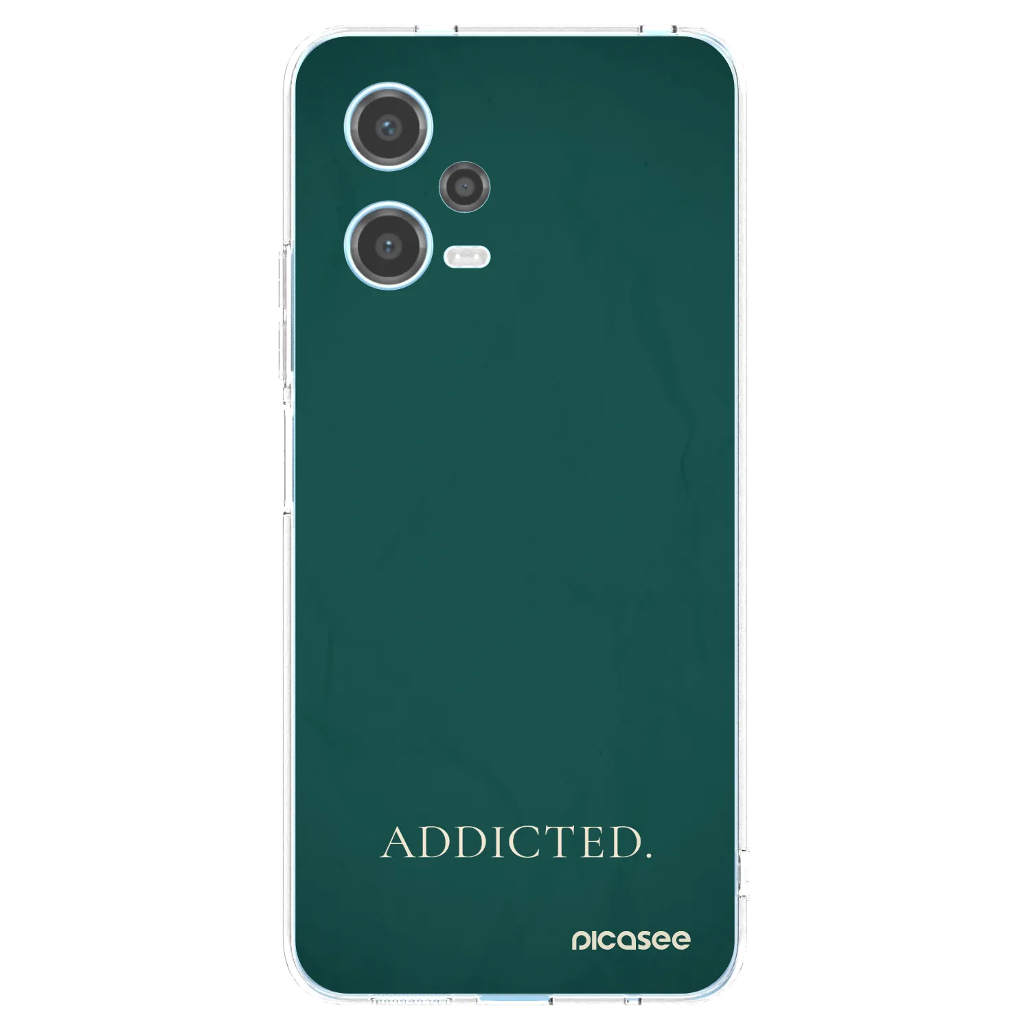 Picasee silikonski prozorni ovitek za Xiaomi Redmi Note 12 5G - Addicted