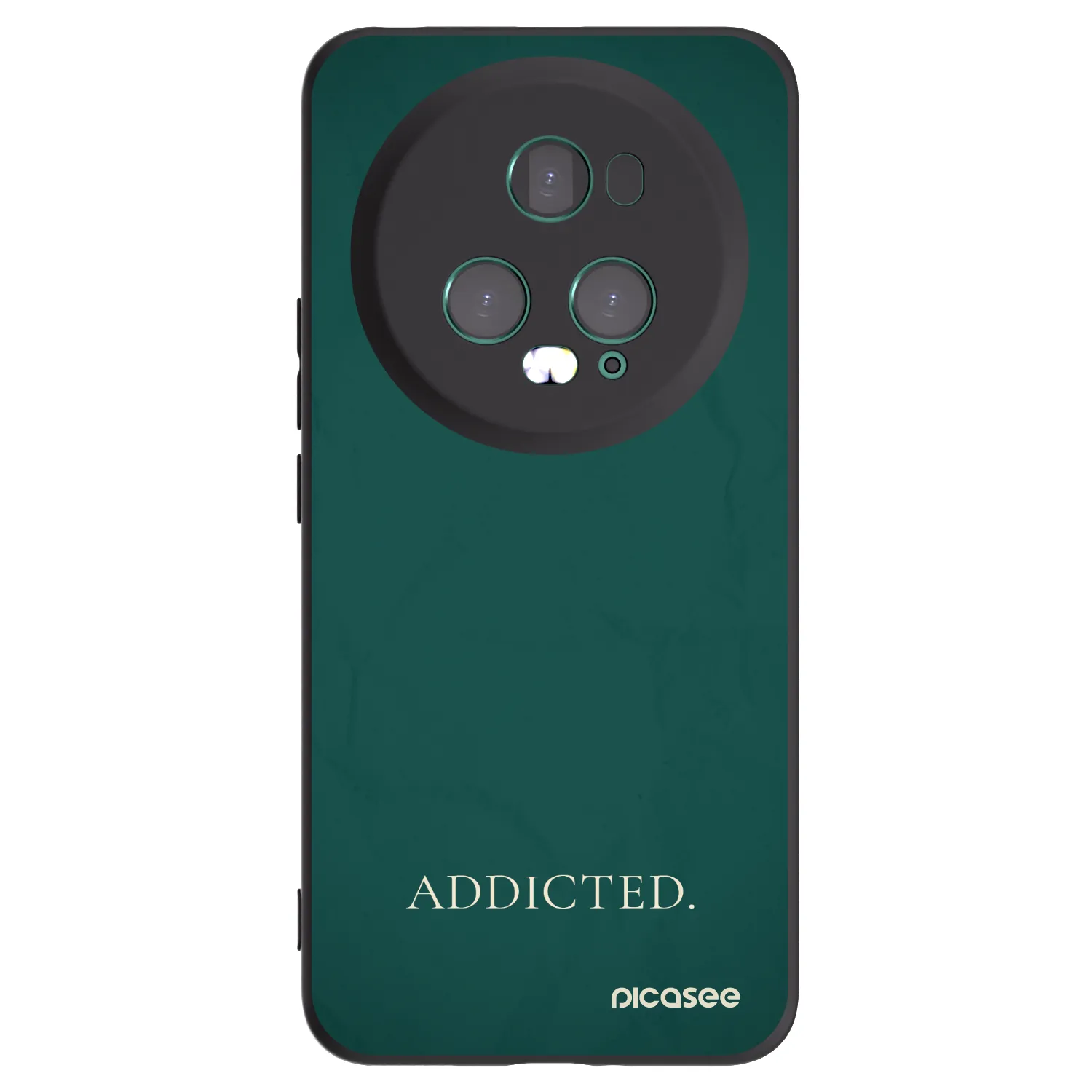 Picasee silikonski črni ovitek za Honor Magic5 Pro - Addicted