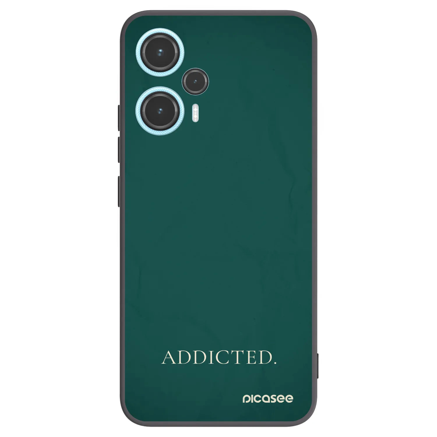 Picasee silikonski črni ovitek za Xiaomi Poco F5 - Addicted