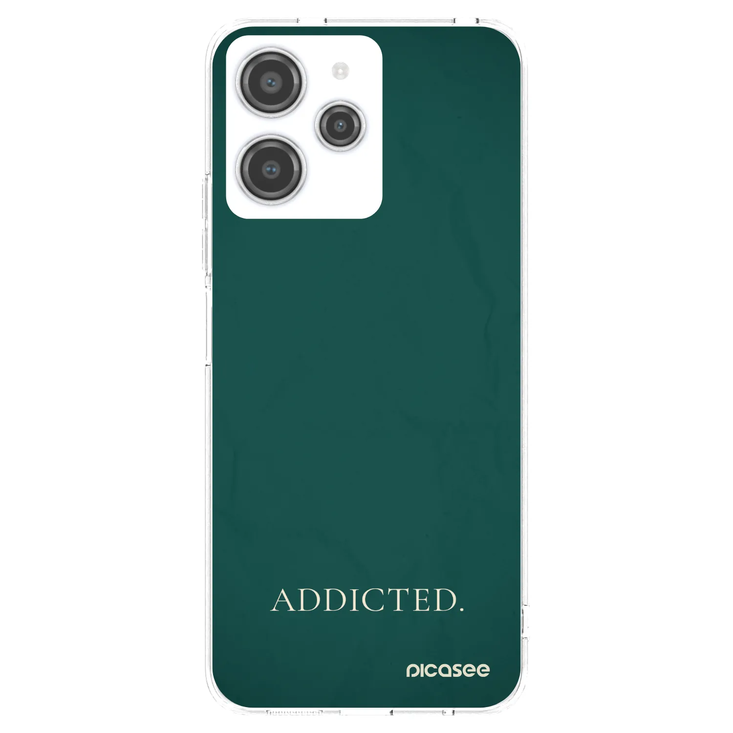 Picasee silikonski prozorni ovitek za Xiaomi Redmi 12 4G - Addicted