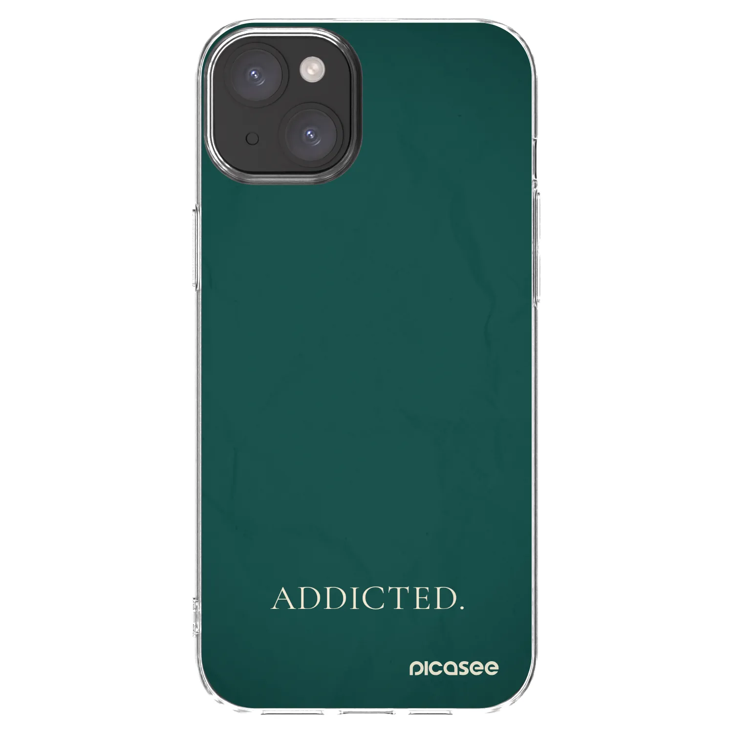 Picasee silikonski prozorni ovitek za Apple iPhone 15 Plus - Addicted