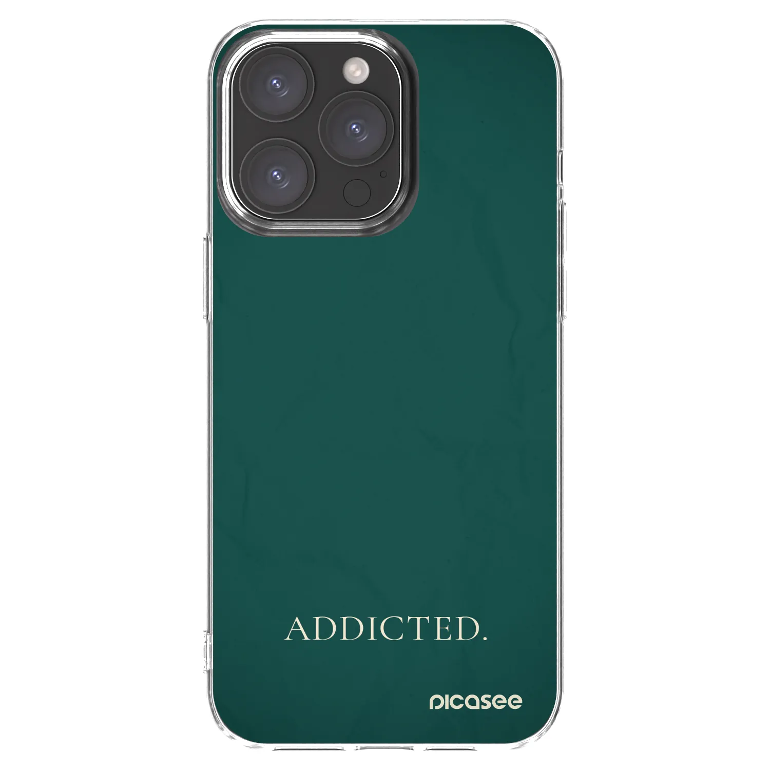 Picasee silikonski prozorni ovitek za Apple iPhone 15 Pro Max - Addicted