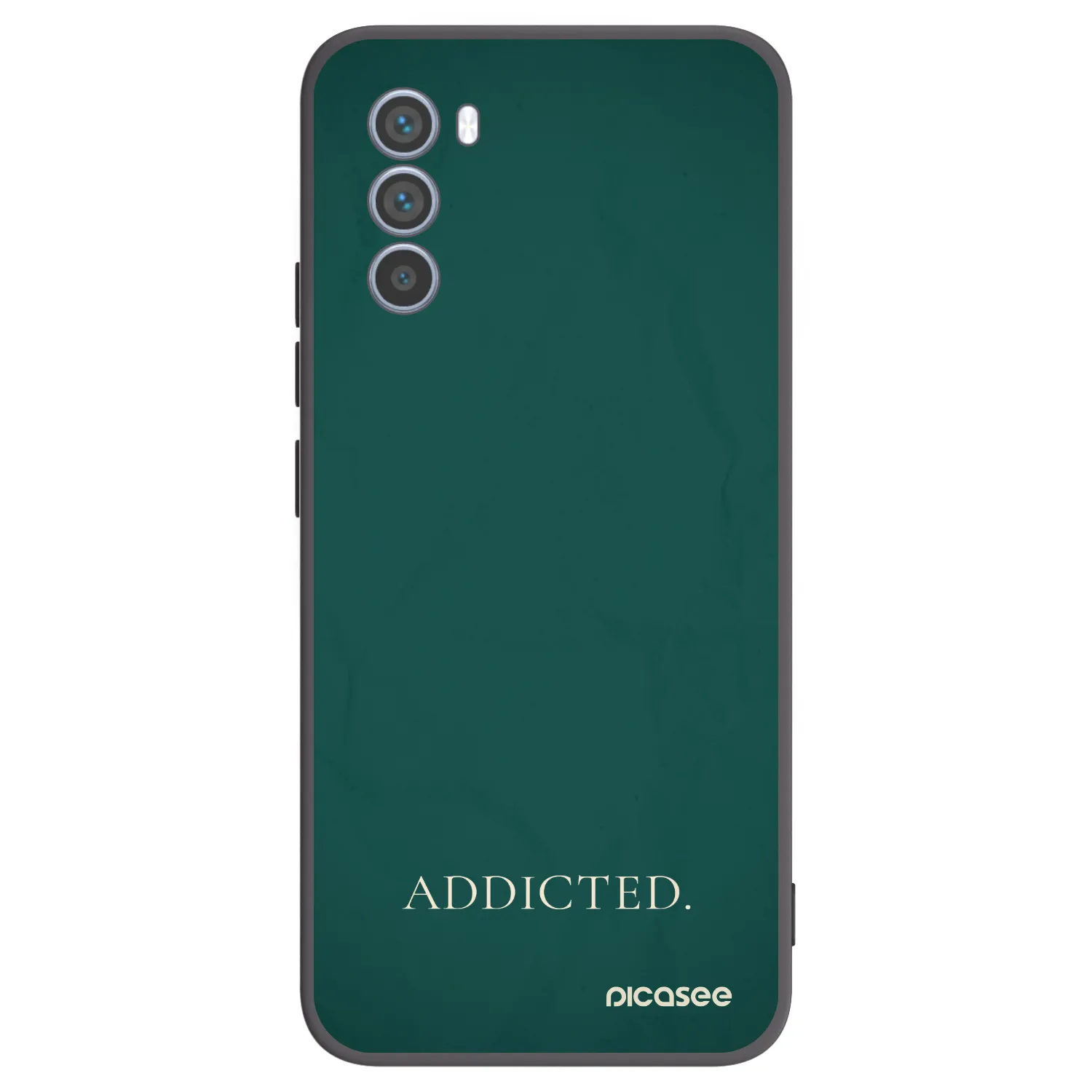 Picasee silikonski črni ovitek za Motorola Moto G62 - Addicted