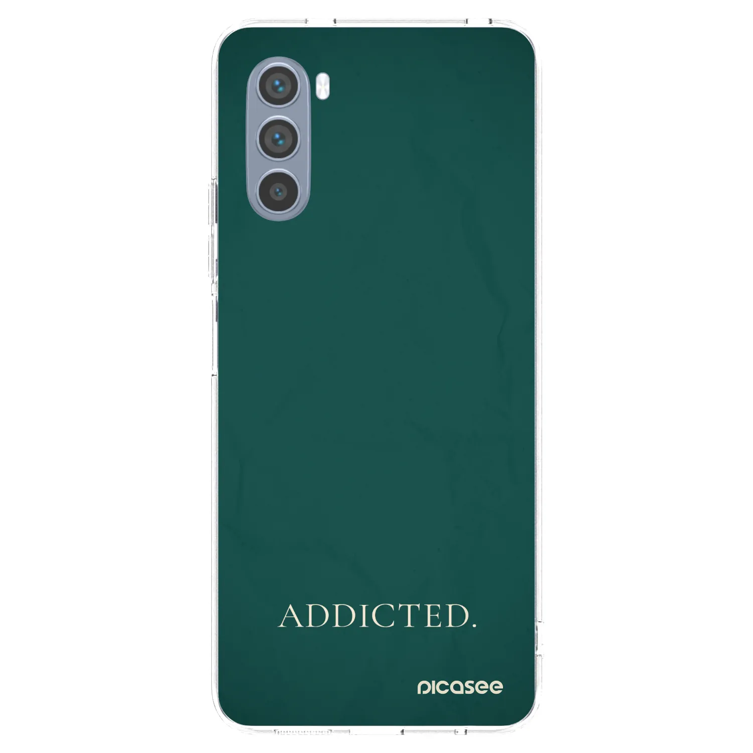 Picasee silikonski prozorni ovitek za Motorola Moto G62 - Addicted
