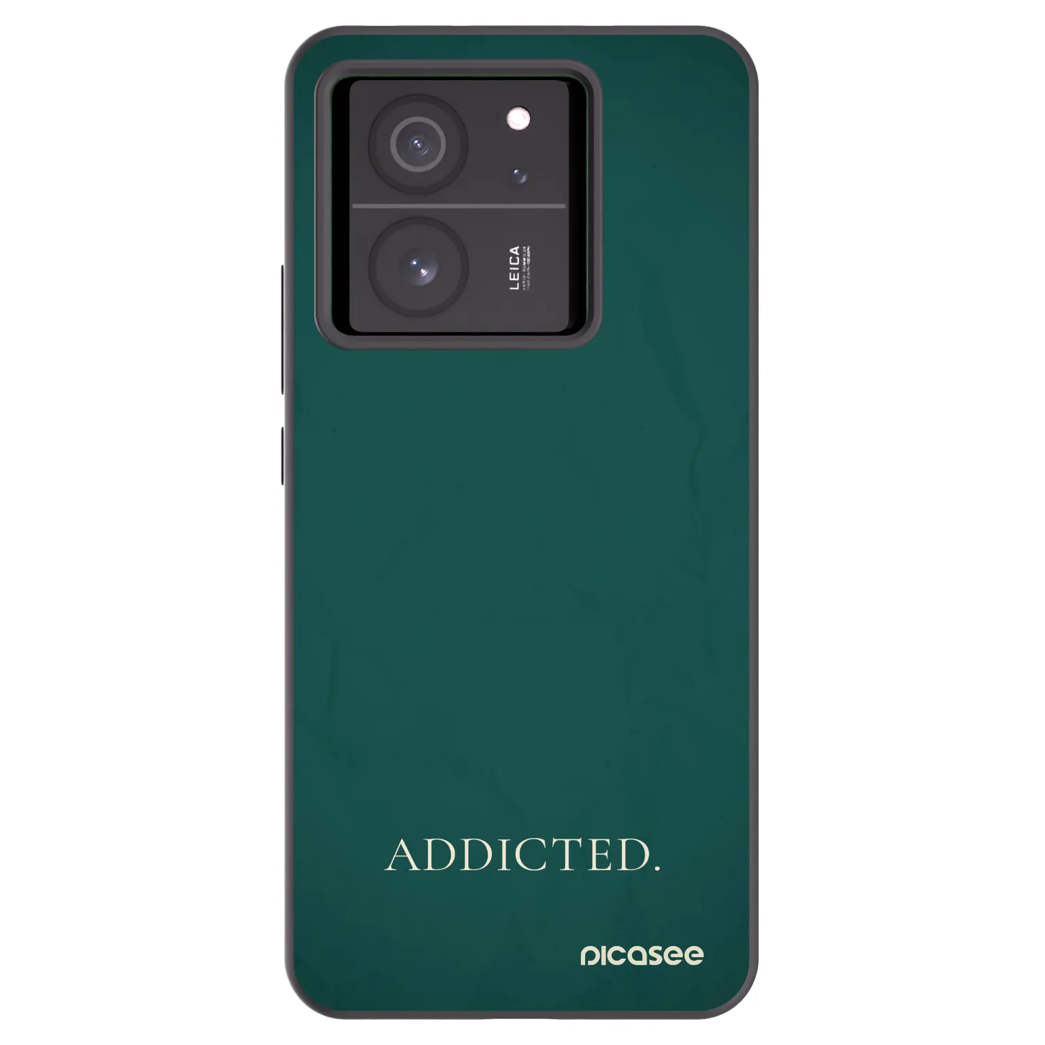 Picasee silikonski črni ovitek za Xiaomi 13T Pro - Addicted