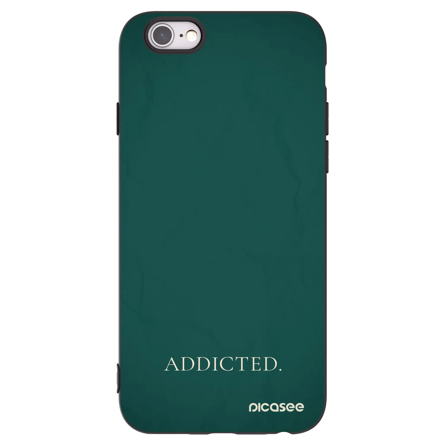 Picasee silikonski črni ovitek za Apple iPhone 6/6S - Addicted
