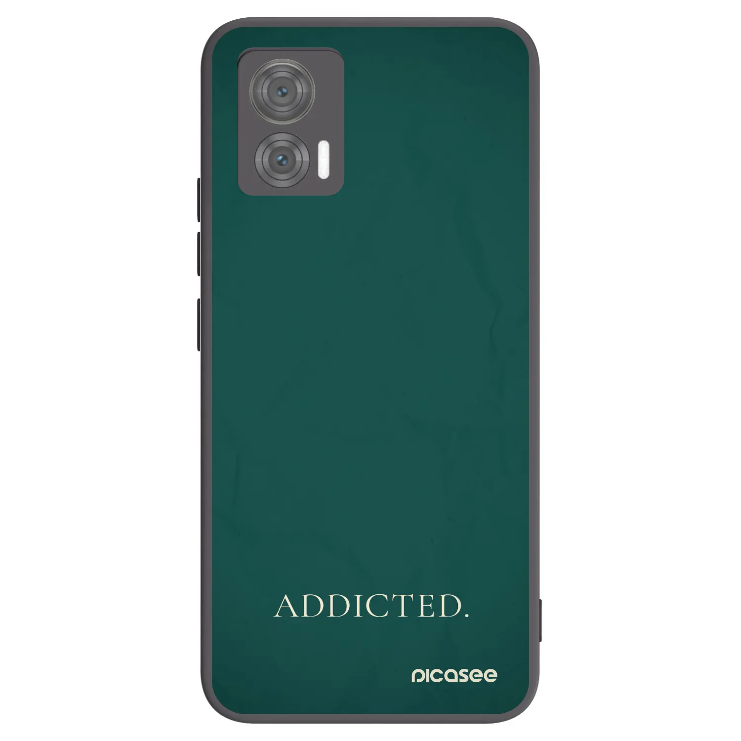Picasee silikonski črni ovitek za Motorola Edge 30 Neo - Addicted