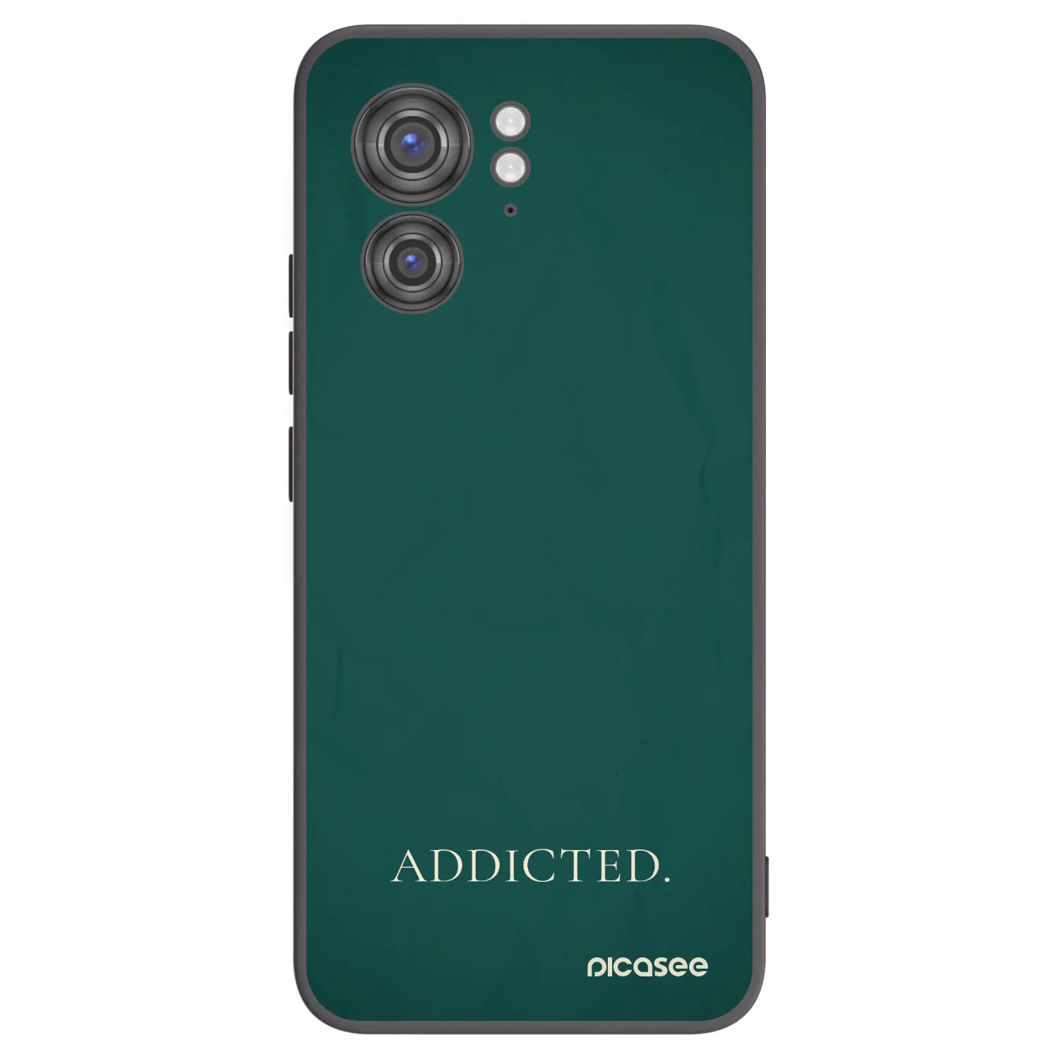 Picasee silikonski črni ovitek za Motorola Edge 40 - Addicted