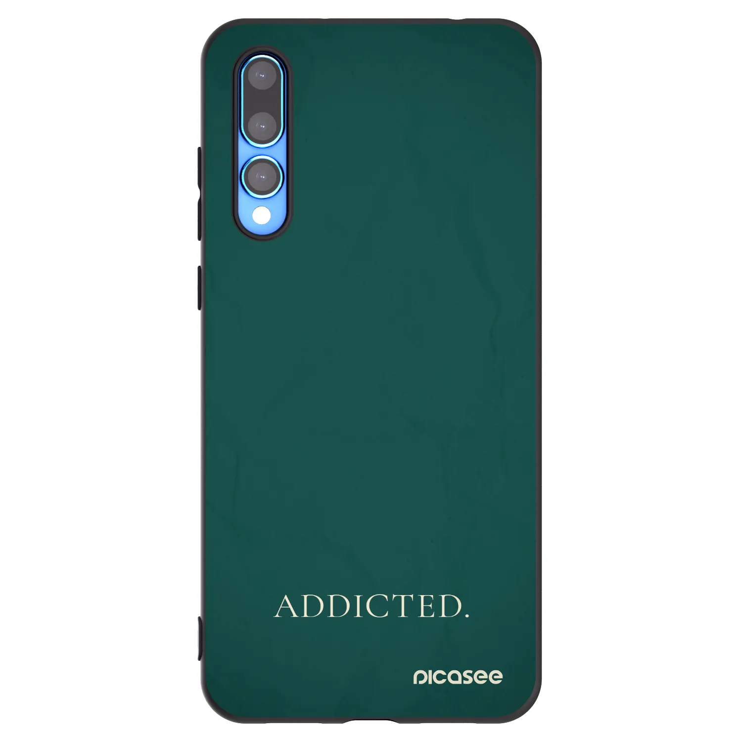 Picasee silikonski črni ovitek za Huawei P20 Pro - Addicted