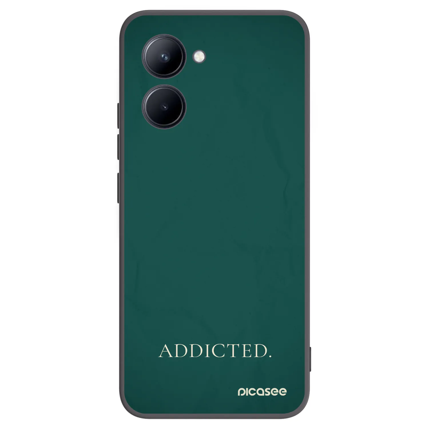 Picasee silikonski črni ovitek za Realme C33 (2023) - Addicted