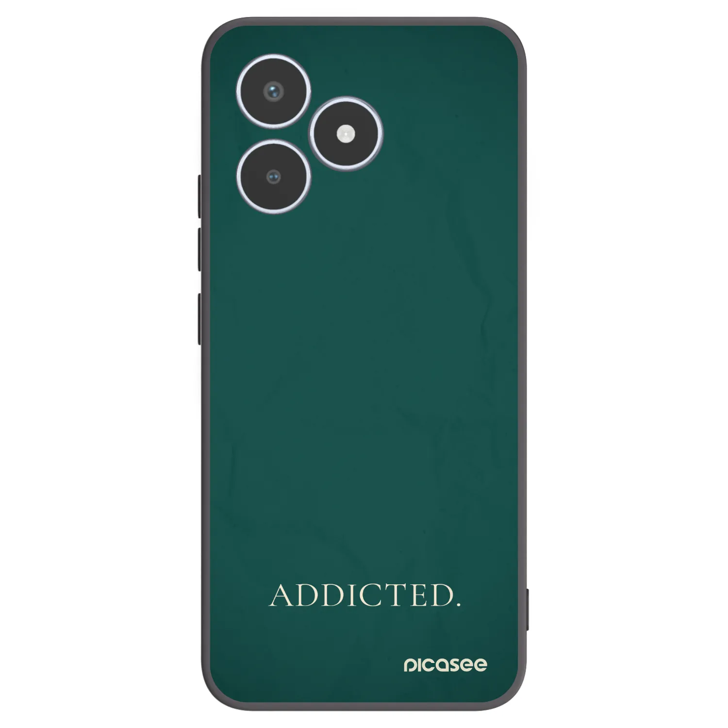 Picasee silikonski črni ovitek za Realme C53 - Addicted