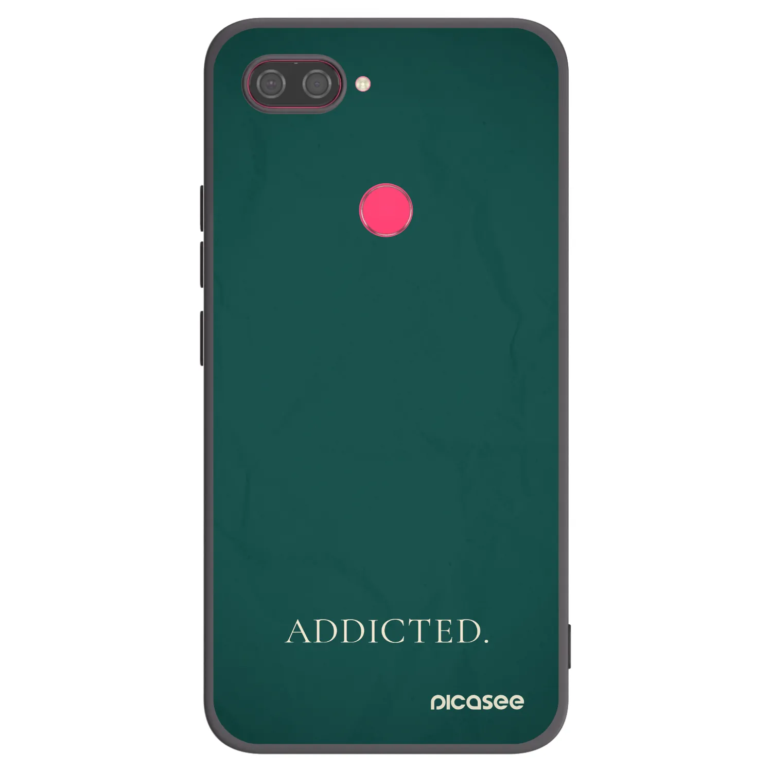 Picasee silikonski črni ovitek za Xiaomi Mi 8 Lite - Addicted