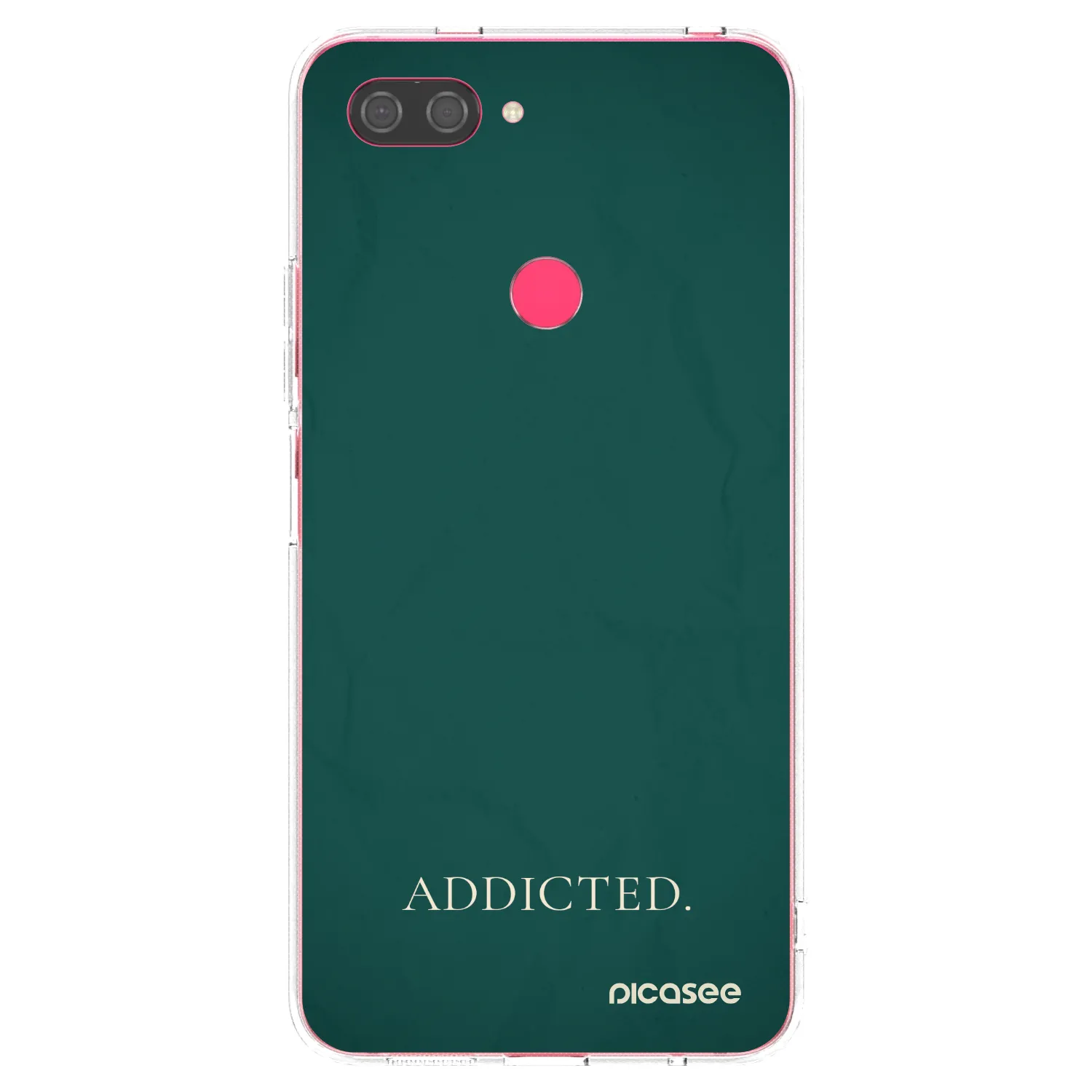 Picasee silikonski prozorni ovitek za Xiaomi Mi 8 Lite - Addicted