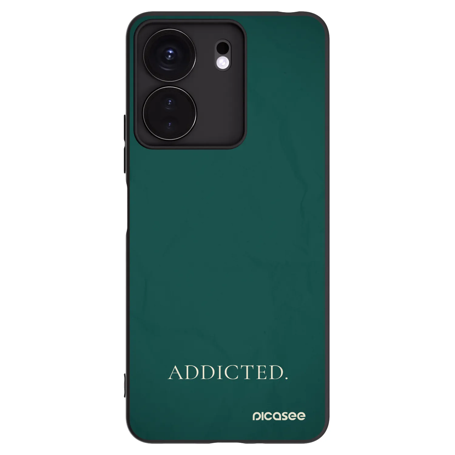 Picasee silikonski črni ovitek za Xiaomi Redmi 13C 4G - Addicted