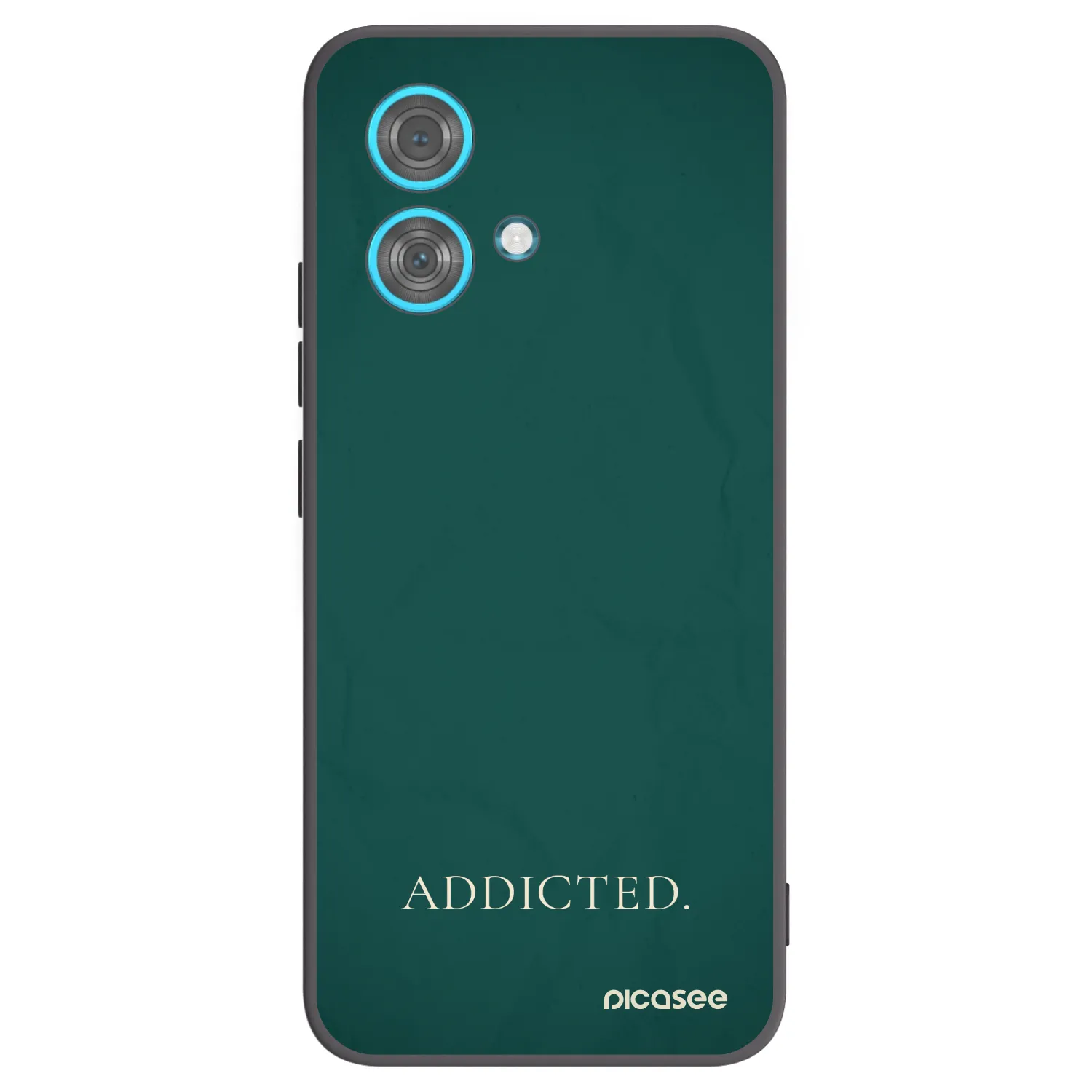 Picasee silikonski črni ovitek za Motorola Edge 40 Neo - Addicted