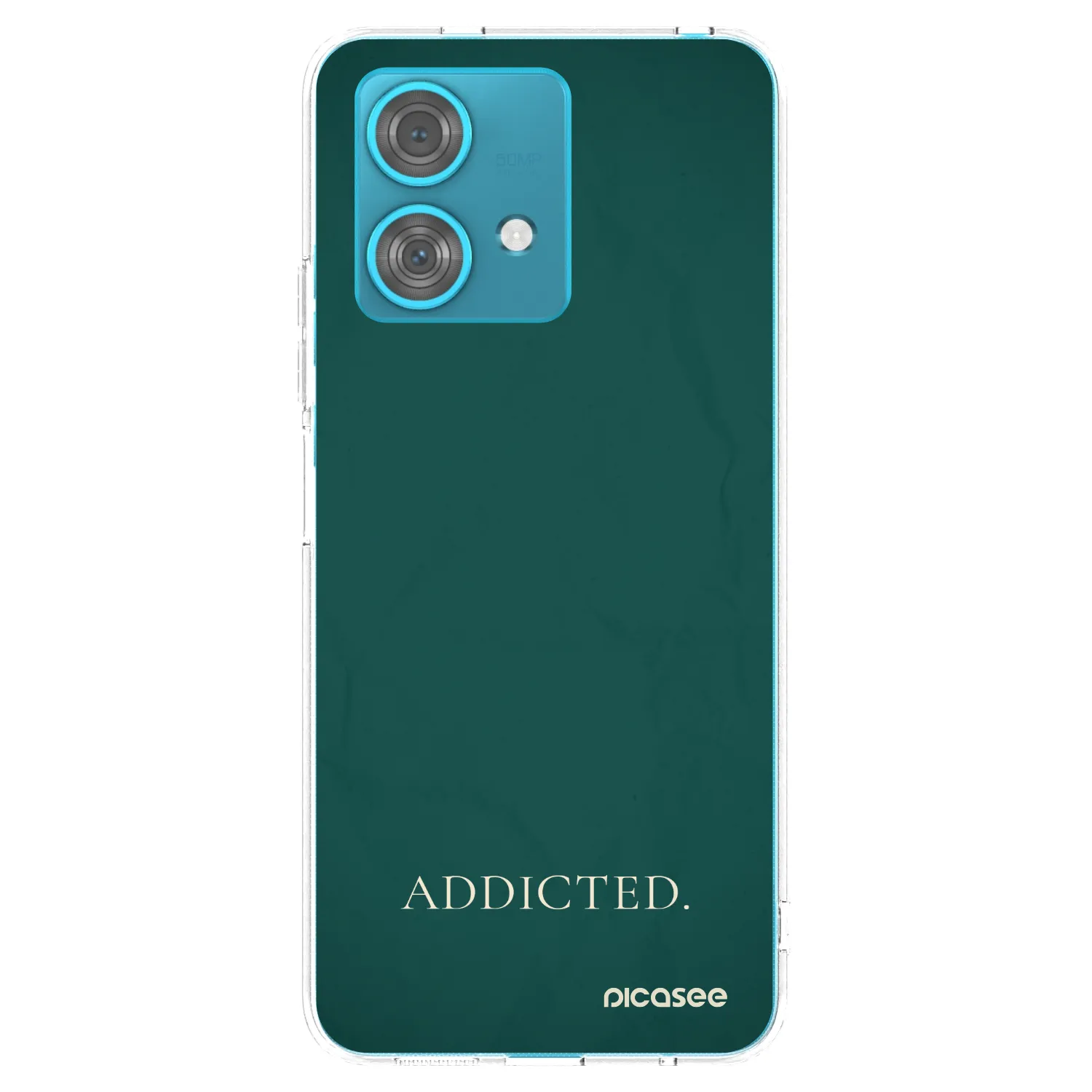 Picasee silikonski prozorni ovitek za Motorola Edge 40 Neo - Addicted