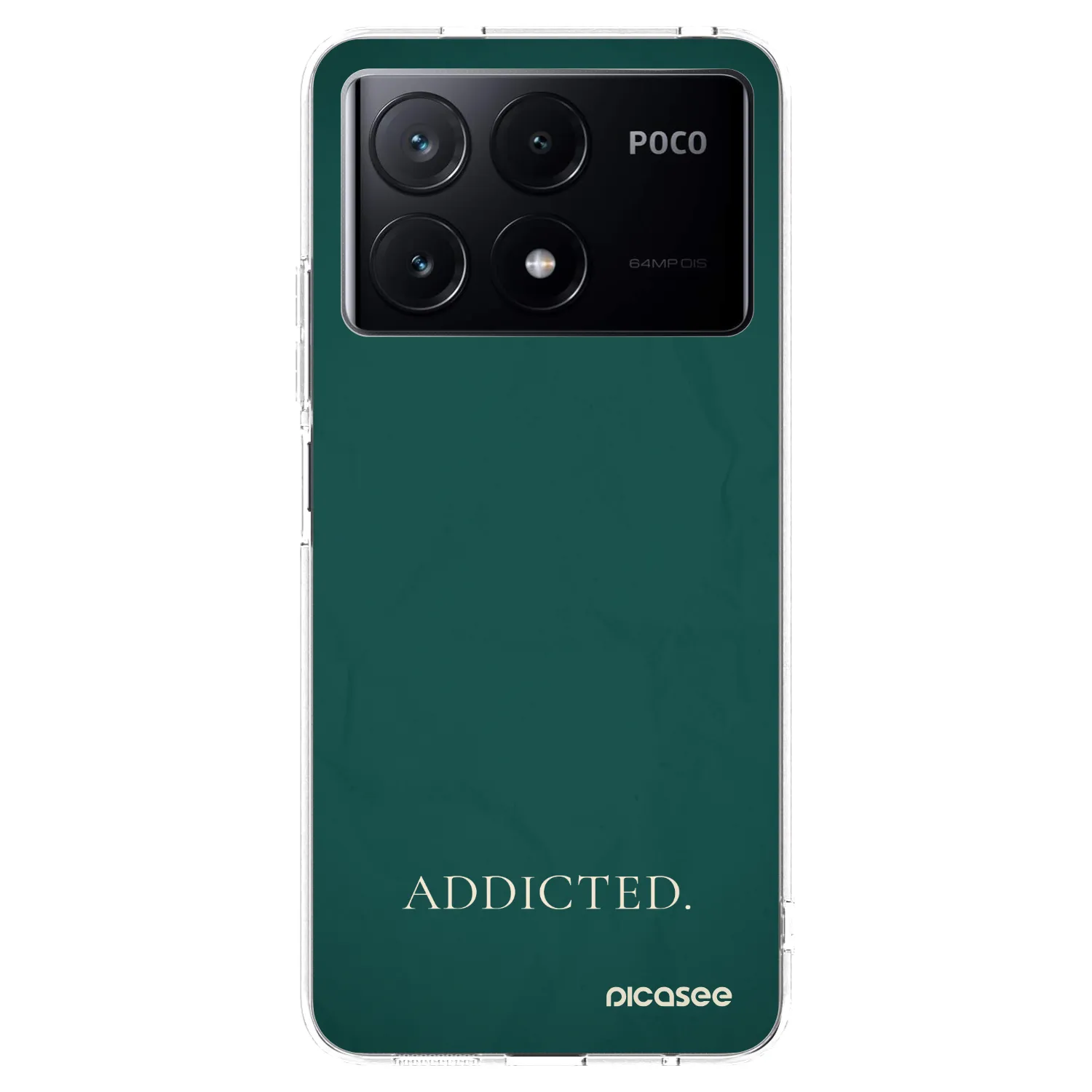 Picasee silikonski prozorni ovitek za Xiaomi Poco X6 Pro - Addicted