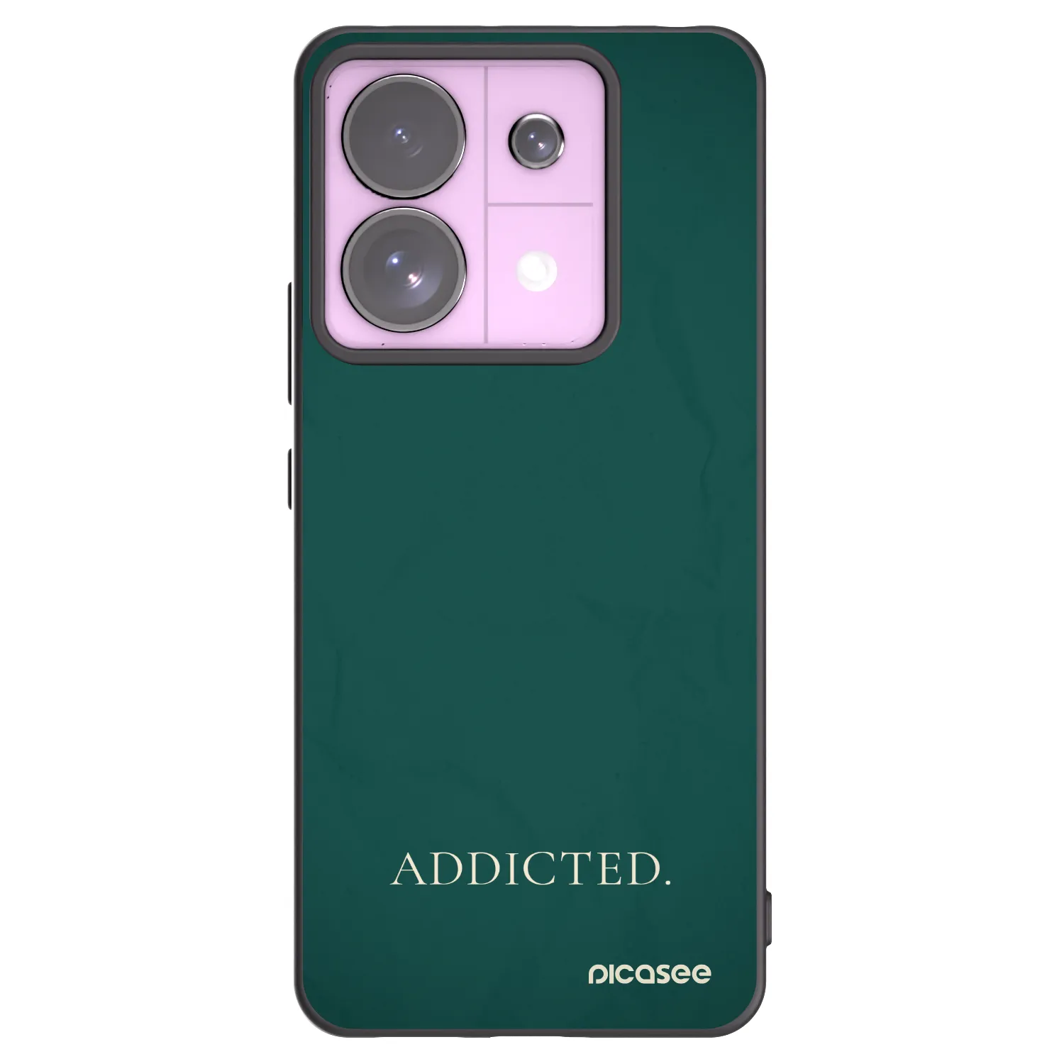 Picasee silikonski črni ovitek za Xiaomi Redmi Note 13 Pro 5G - Addicted