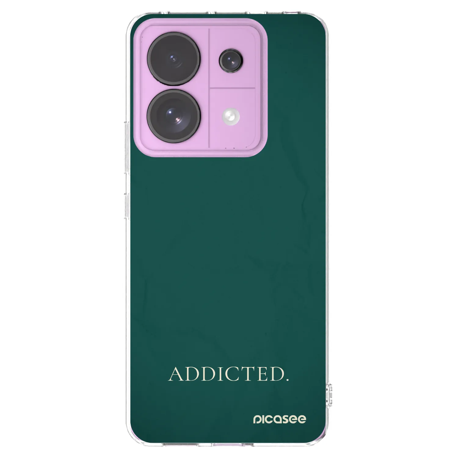 Picasee silikonski prozorni ovitek za Xiaomi Redmi Note 13 Pro 5G - Addicted