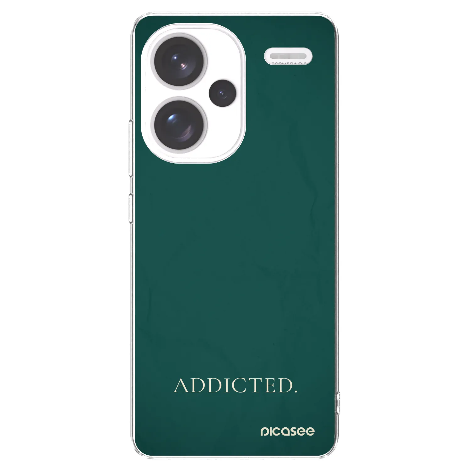 Picasee silikonski prozorni ovitek za Xiaomi Redmi Note 13 Pro+ 5G - Addicted
