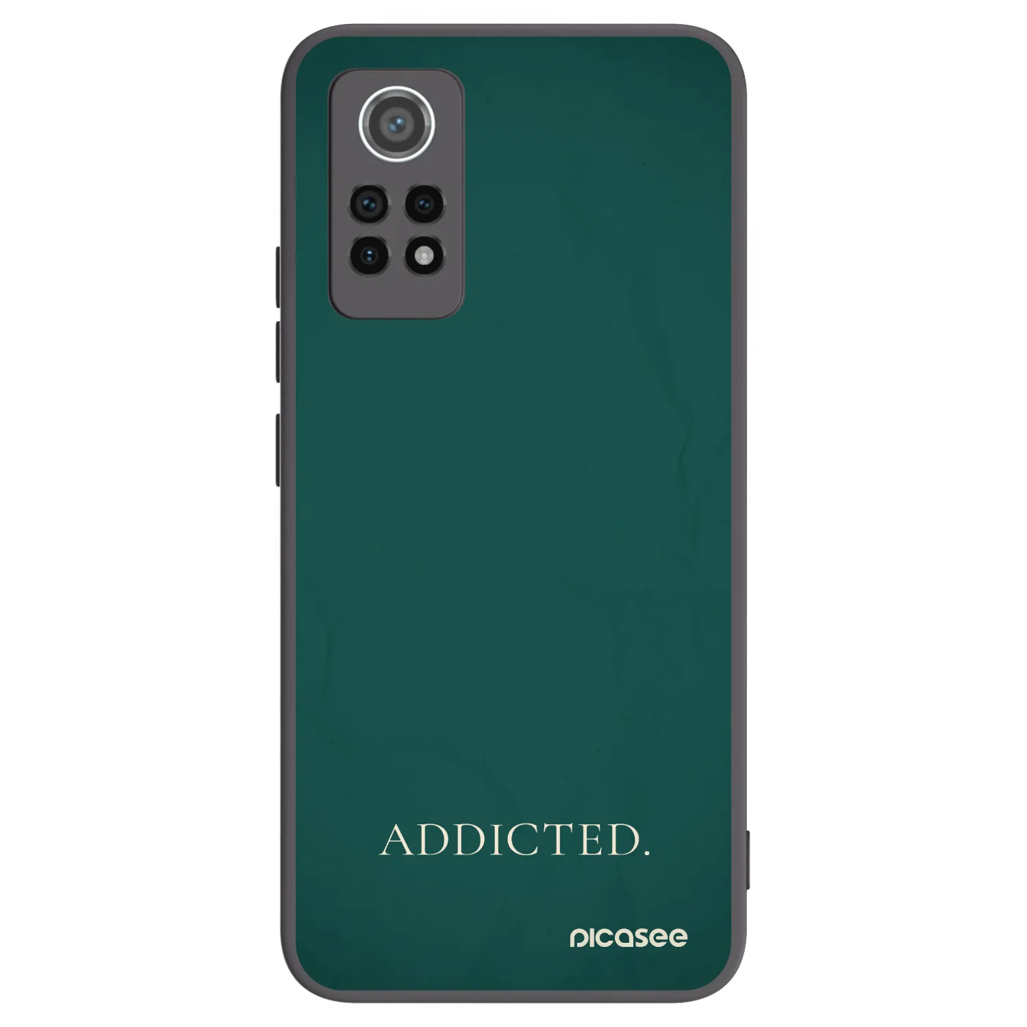 Picasee silikonski črni ovitek za Xiaomi Redmi Note 12 Pro 4G - Addicted