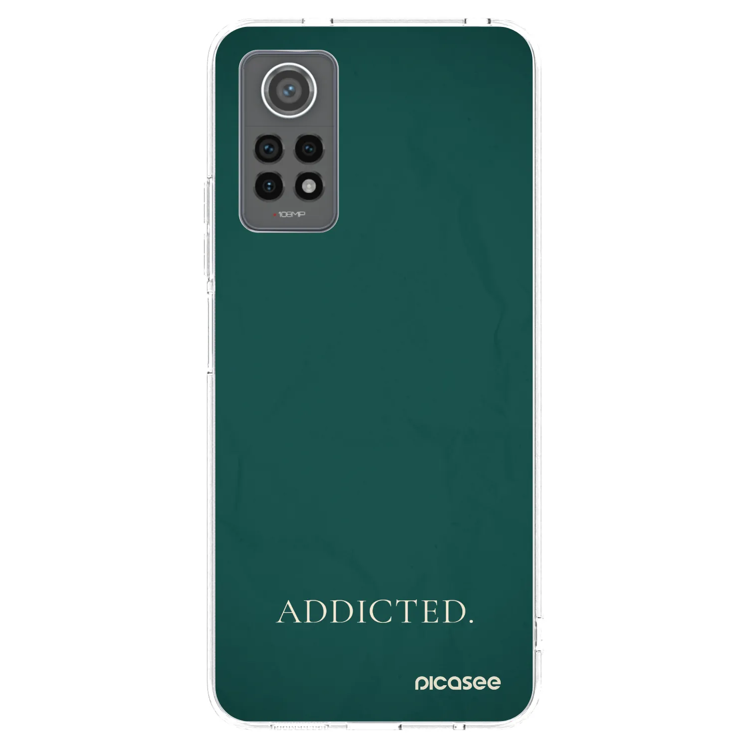 Picasee silikonski prozorni ovitek za Xiaomi Redmi Note 12 Pro 4G - Addicted