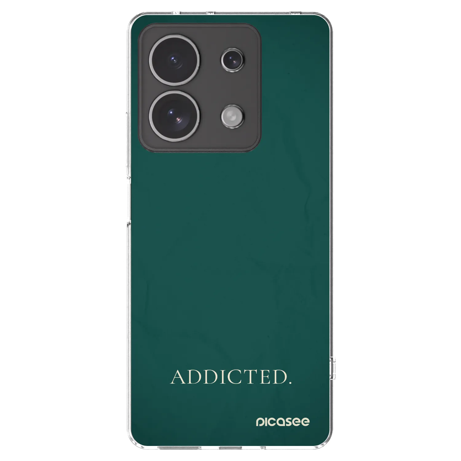 Picasee silikonski prozorni ovitek za Xiaomi Redmi Note 13 4G - Addicted