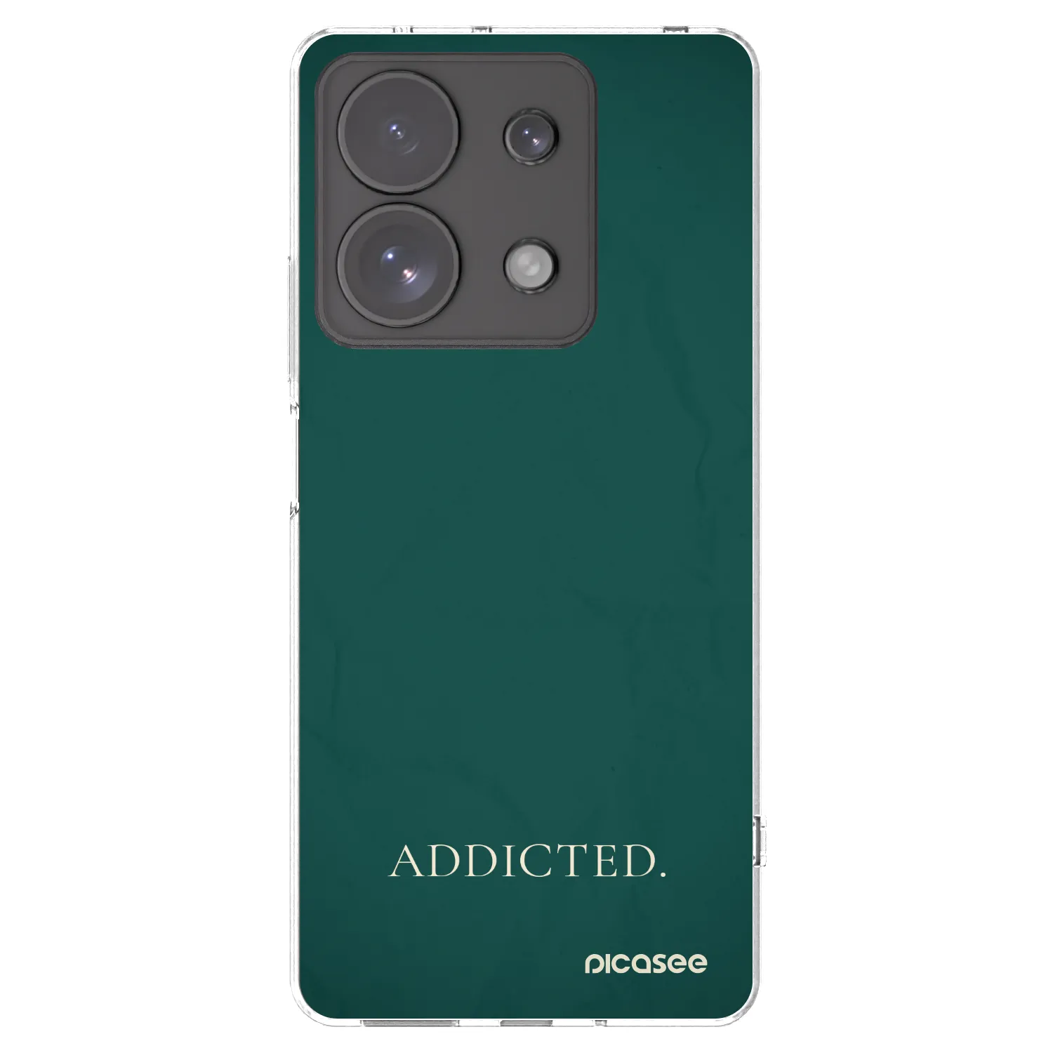 Picasee silikonski prozorni ovitek za Xiaomi Redmi Note 13 Pro 4G - Addicted