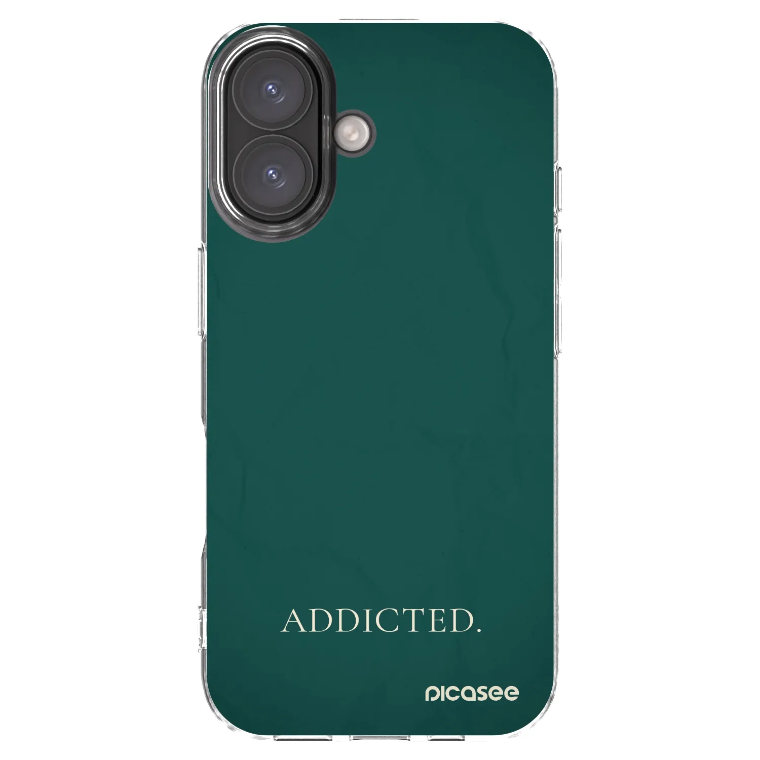 Picasee silikonski prozorni ovitek za Apple iPhone 16 - Addicted