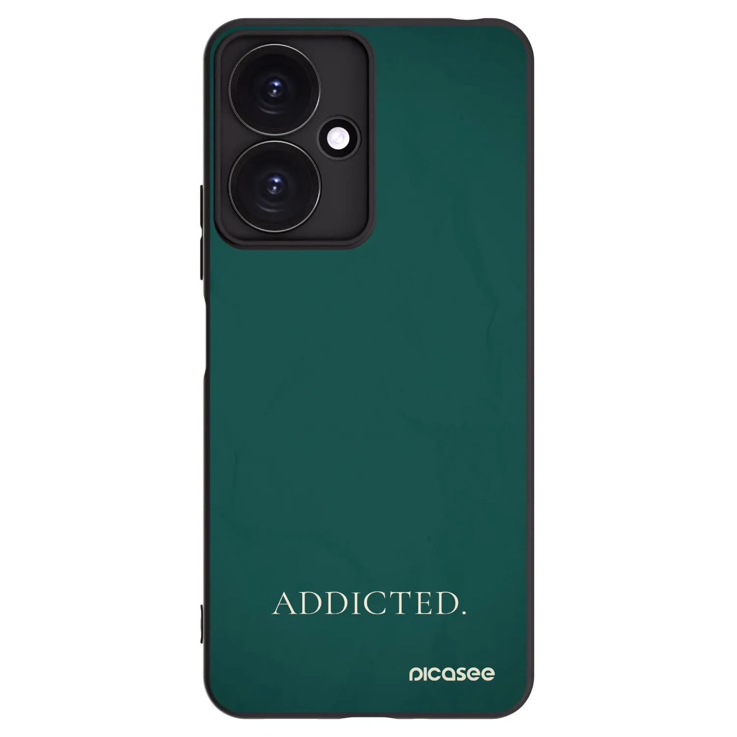 Picasee silikonski črni ovitek za Xiaomi Redmi 13C 5G - Addicted